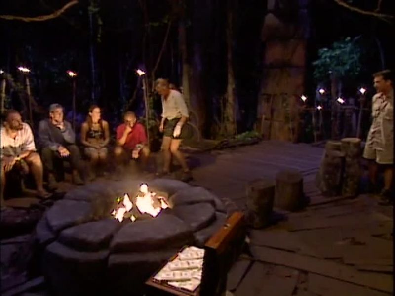 Fire definitely represents life on the island