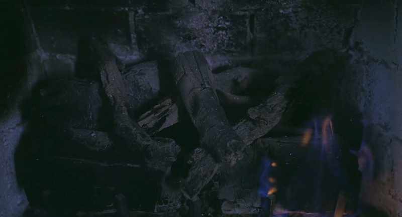 [fire roaring]