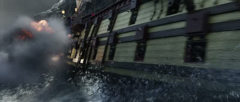 Fire! Portside gun, fire! Look lively, lads!