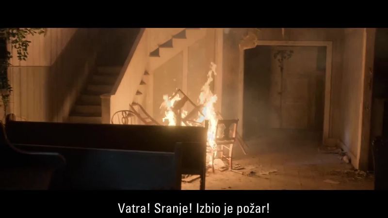 Fire! Shit! There's a fire!