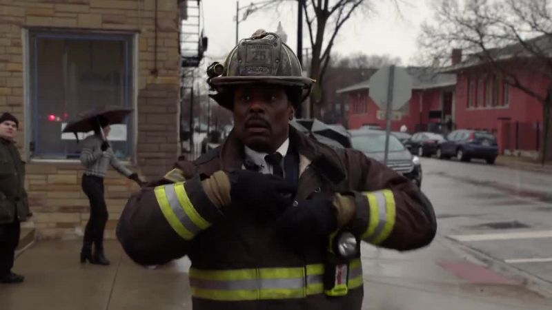 Fire's in the salon on the first floor