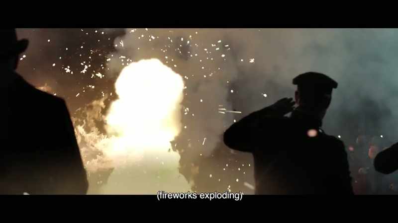 (fireworks exploding)