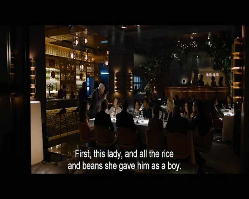 First, this lady, and all the rice and beans she gave him as a boy