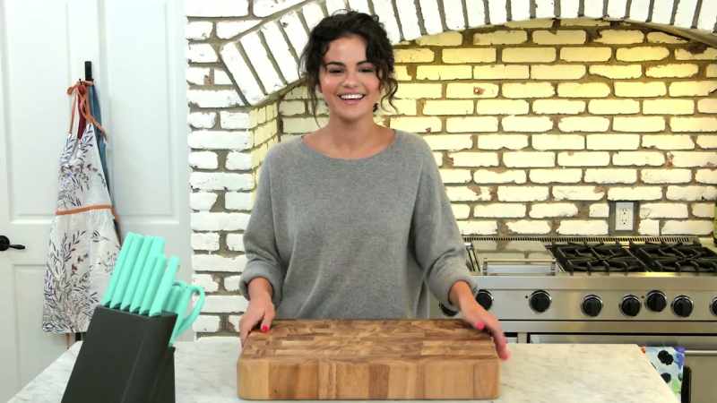 First of all, to be a good chef, Selena