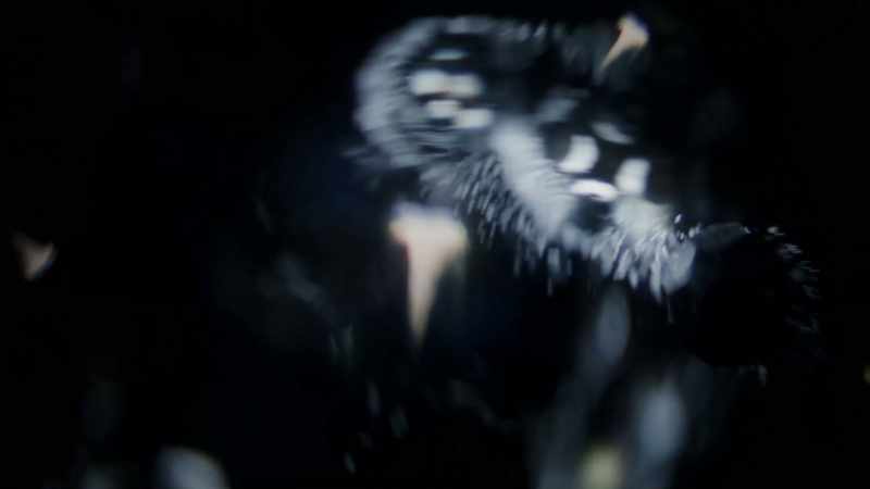 First off with tiny particles attracted by