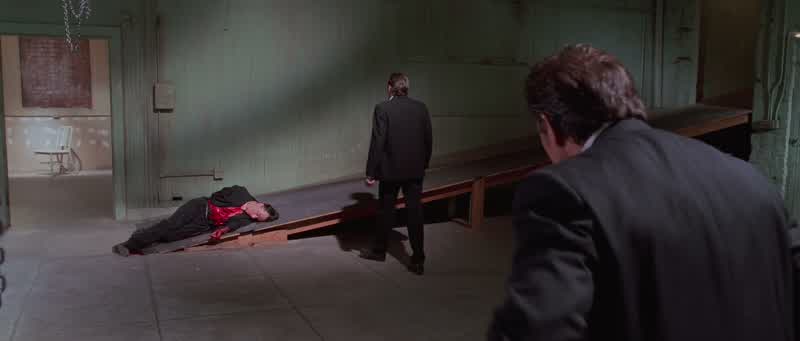 First things first Staying here is goofy We gotta book upWhat do you suggest we do go to a hotelWe got a guy shot in the belly He can't walkHe bleeds like a stuck pigWhen he's awake he screams in