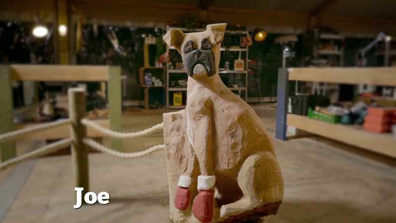First-time carver Joe turned his back on his modernist style