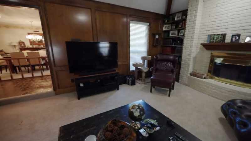 First time I ever came to the house, this was a photography studio