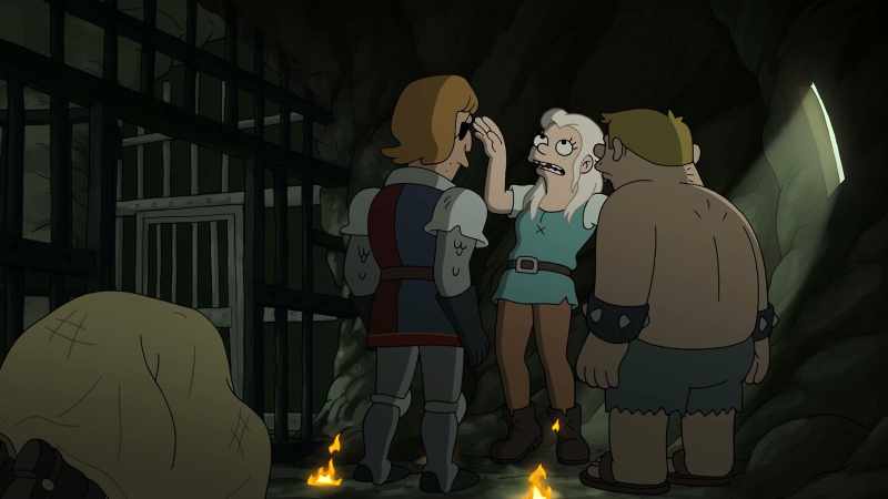 First he turned into a man smoking in the bed