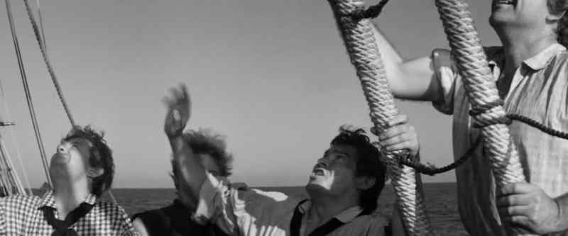 First watch aboard a man-of-war, Billy? - Hey, don't fall