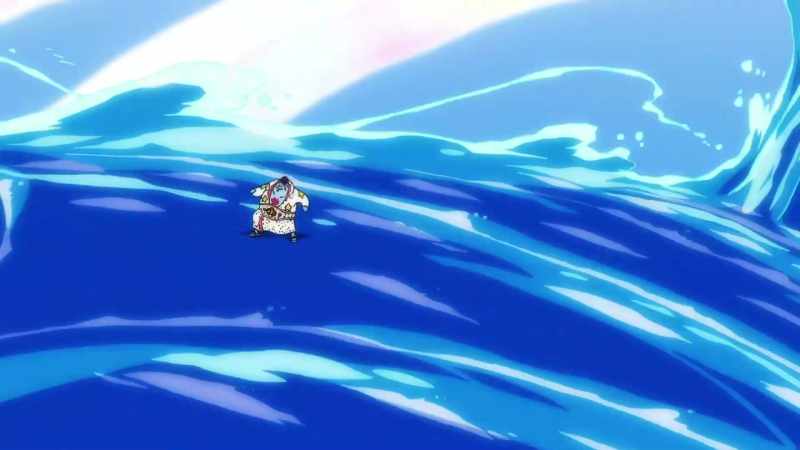 Fish-Man Karate, Spear Wave!