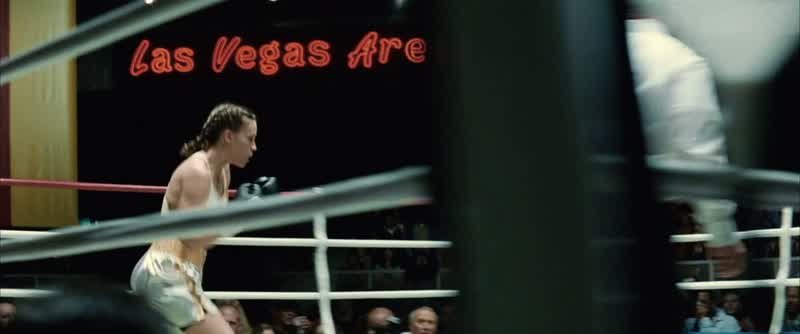 Fitzgerald is pushing The Blue Bear around the ring