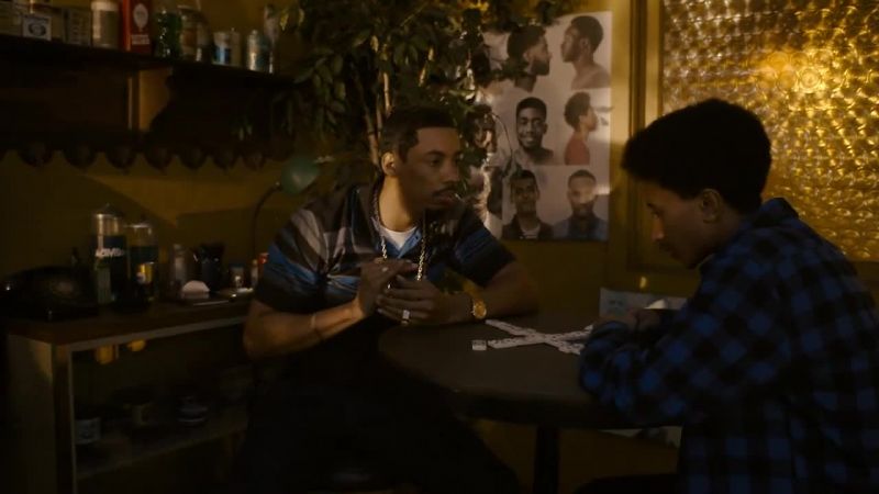 Five Crips in a Cutlass times two, you buster