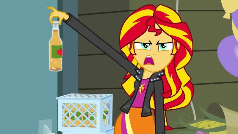 Fizzy apple cider