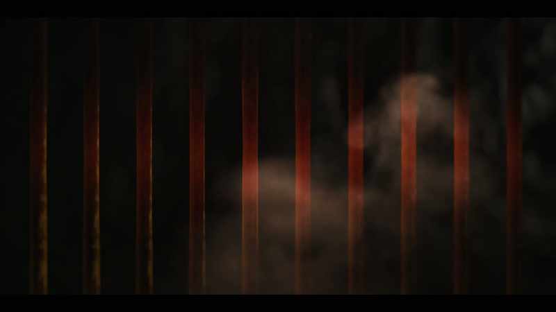 (flames crackling) (groaning continuing)