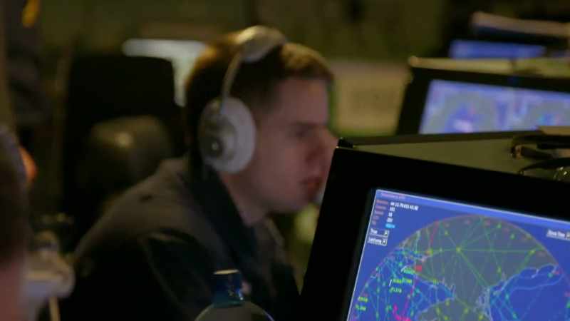 Flight Controller Matt Raeside issues a warning to the Russian pilots