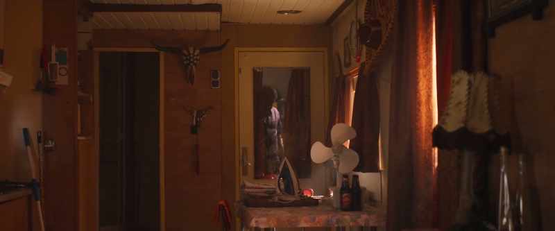 [floorboards creak]