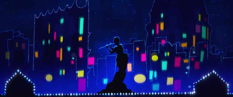 [flute playing]