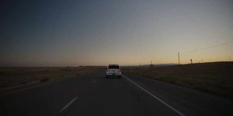 Focus on the straight path