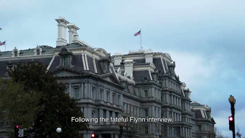 Following day after the fateful Flynn interview