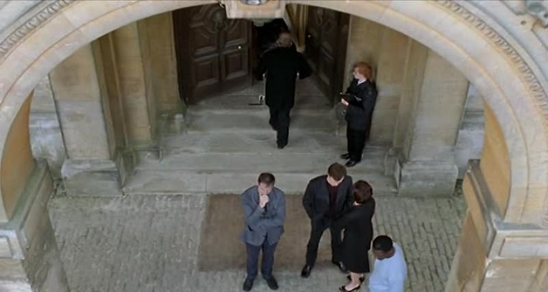 (footsteps approach)