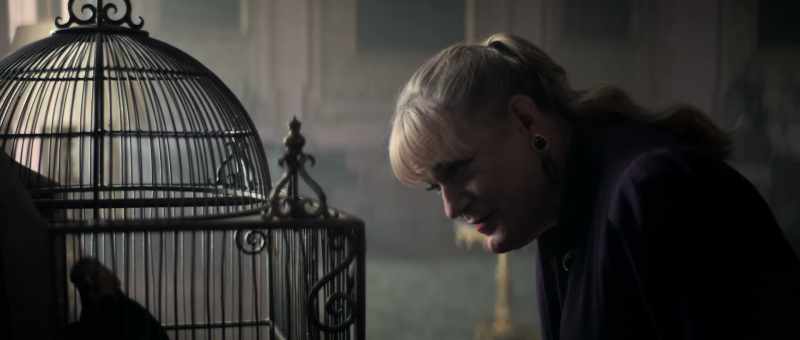 [footsteps approaching] - [clock ticking faintly]