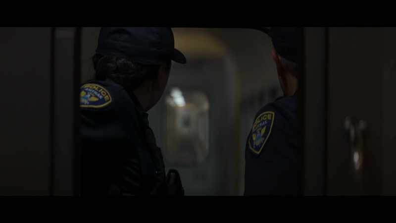[footsteps approaching] -[♪ ominous instrumental music playing]