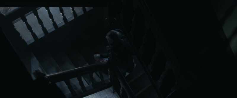 [footsteps clomping]