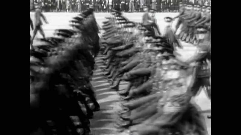 (footsteps march)