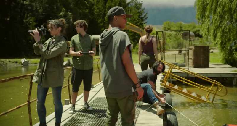 For a tiny Podunk lake, it's not messing around