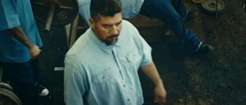 For a while, Charlie Manson, his cell was next to mine