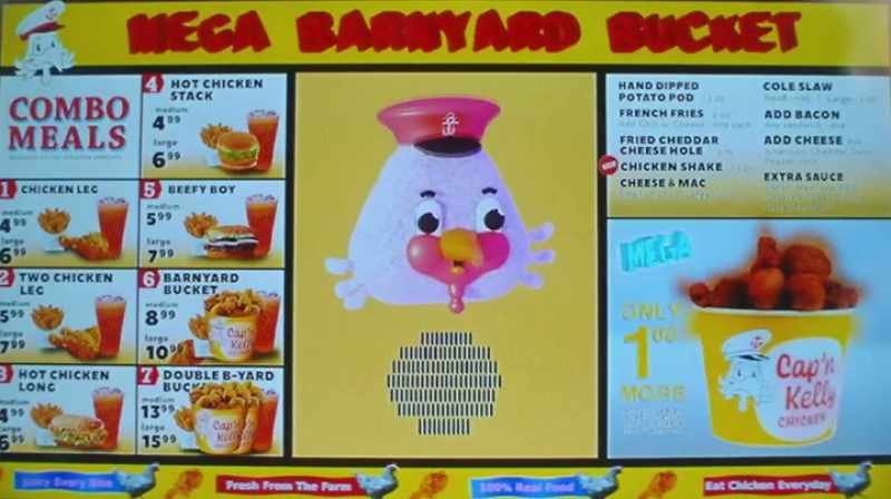 For an extra dollar, you can upgrade to a Mega Barnyard Bucket