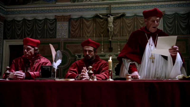 For Cardinal San Severino, who perspires with worry