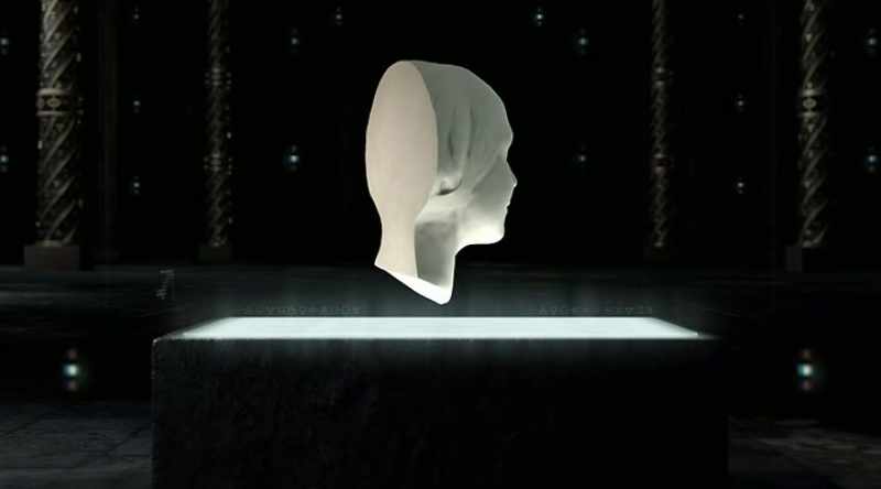 For example, by putting the head