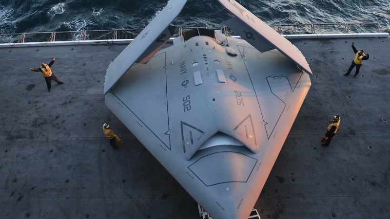 For example, Northrop Grumman's X47B