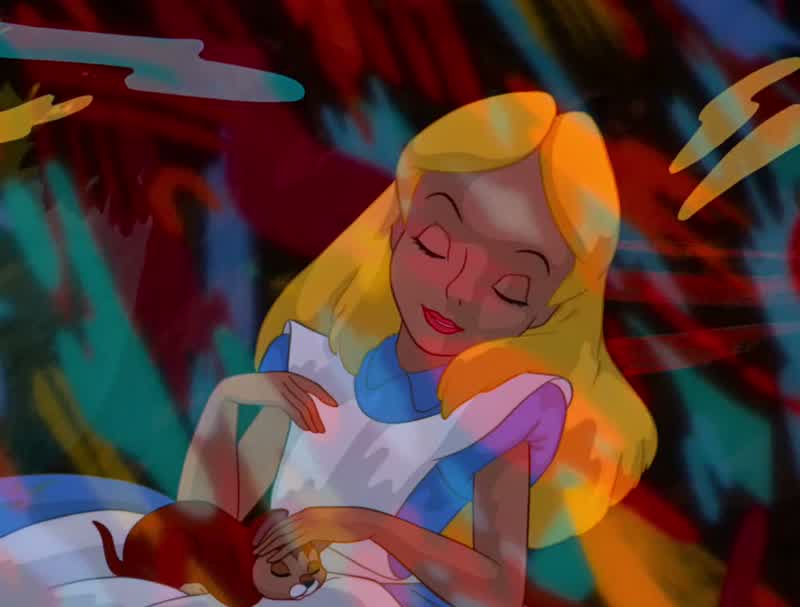 Alice AliceWill you kindly pay attention and recite your lessonHmm Oh Oh Uh how doth the little crocodile improve his shining tailAnd pour the waters of the Alice what are you talking aboutOh I'm