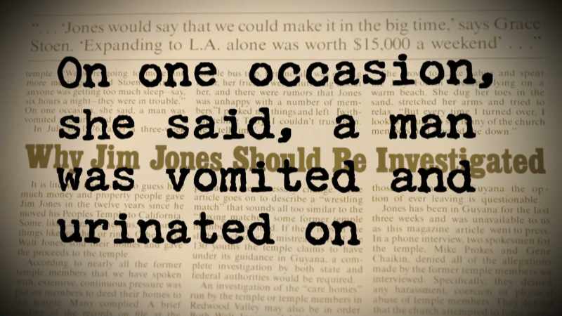 For Jim, you know, this exposé was so damaging