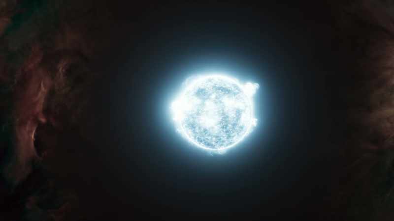 For millions ofyears, the white dwarf had remained hidden