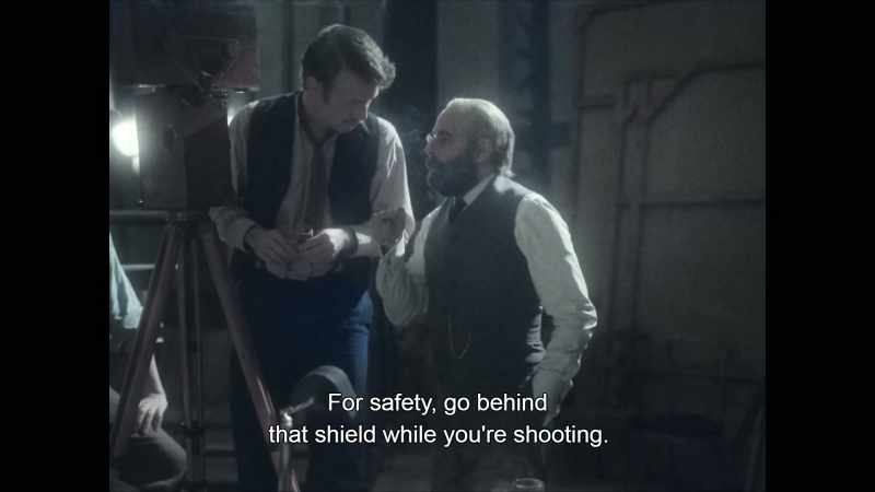 For safety, go behind that shield while you're shooting