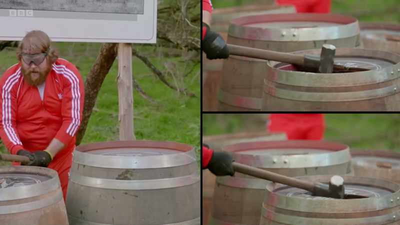 For this task, you will go through the woods in pairs