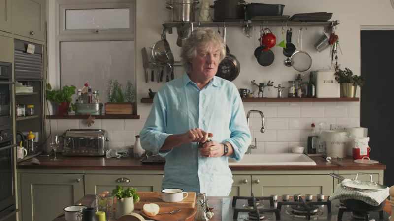For the mint, we're going to use mint sauce