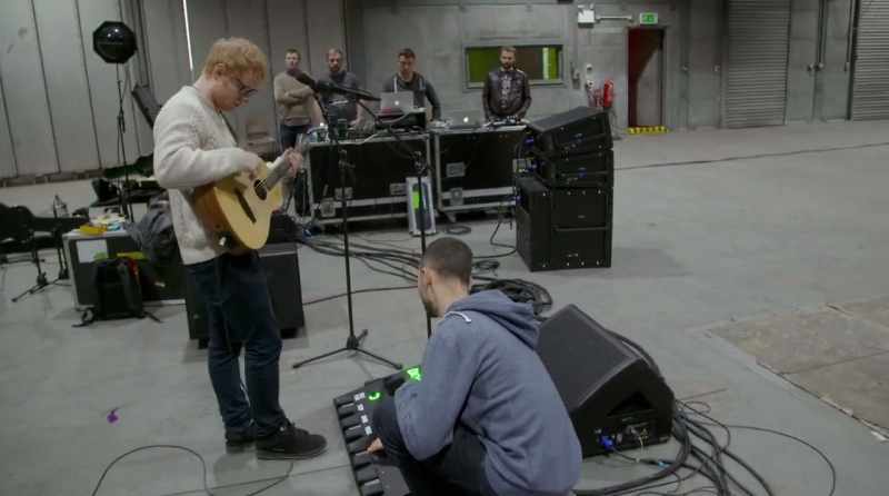 For the moment, we just put a distorted guitar on key