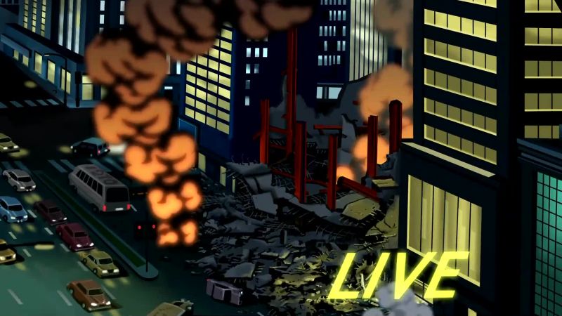 For those just joining us, Metropolis is the scene