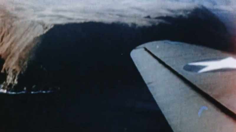 FOR TWO HOURS, IT'S A BATTLE JUST TO STAY ON THE FLIGHT PATH