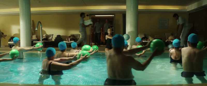 For water therapy and aqua aerobics