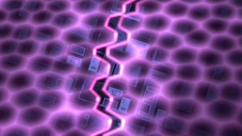 (force field whirring)