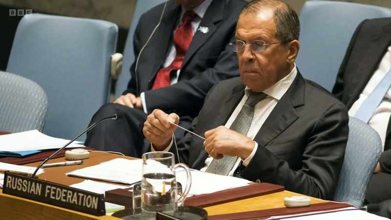 Foreign Minister Lavrov did not appear to be comfortable with