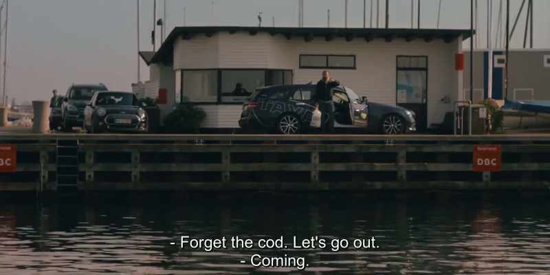 Forget the cod. Let's go out. - Coming