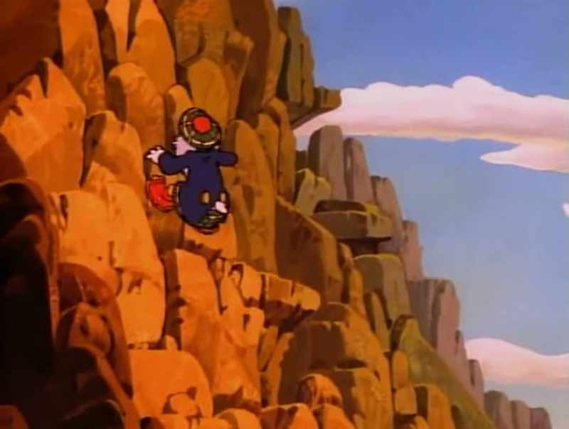 Forgive Dr. Gearloose. He's a little more