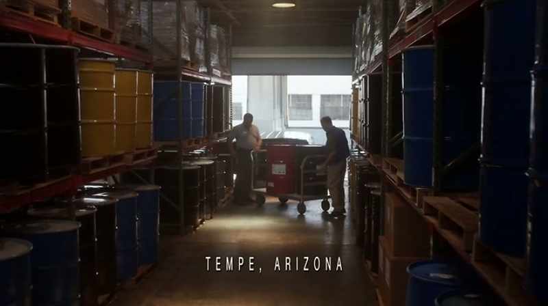 [ forklift beeping ]